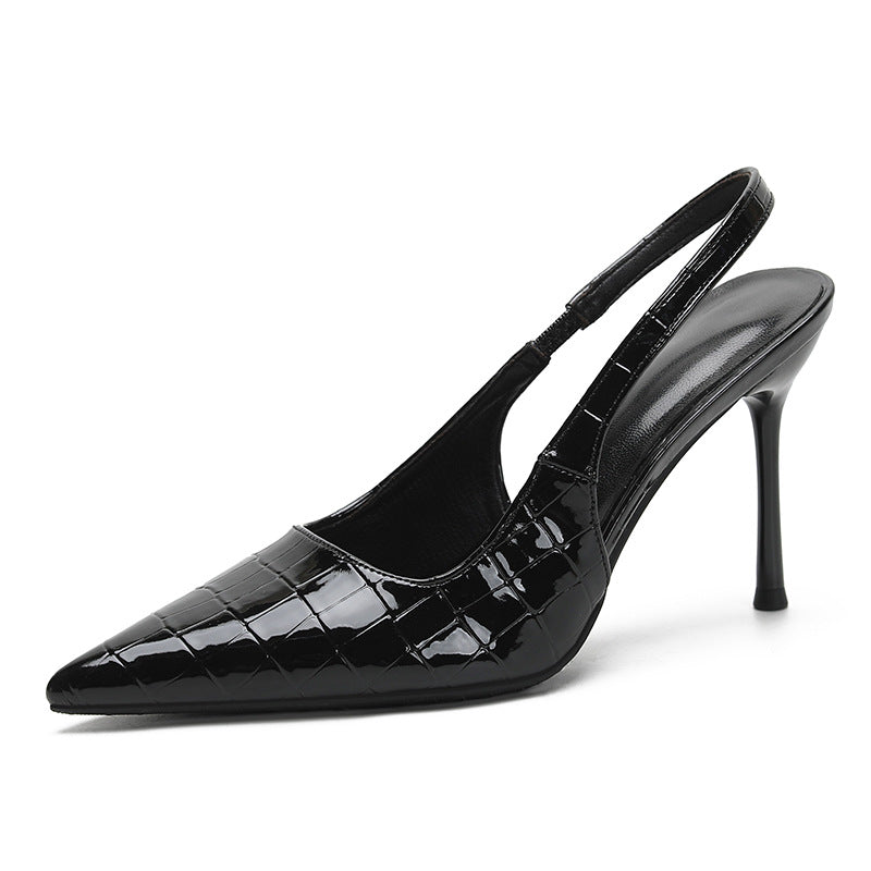 Stiletto Heels Pointed-toe Snakeskin Womens Pumps